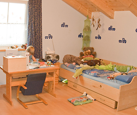 Kinderzimmer unterm Dach